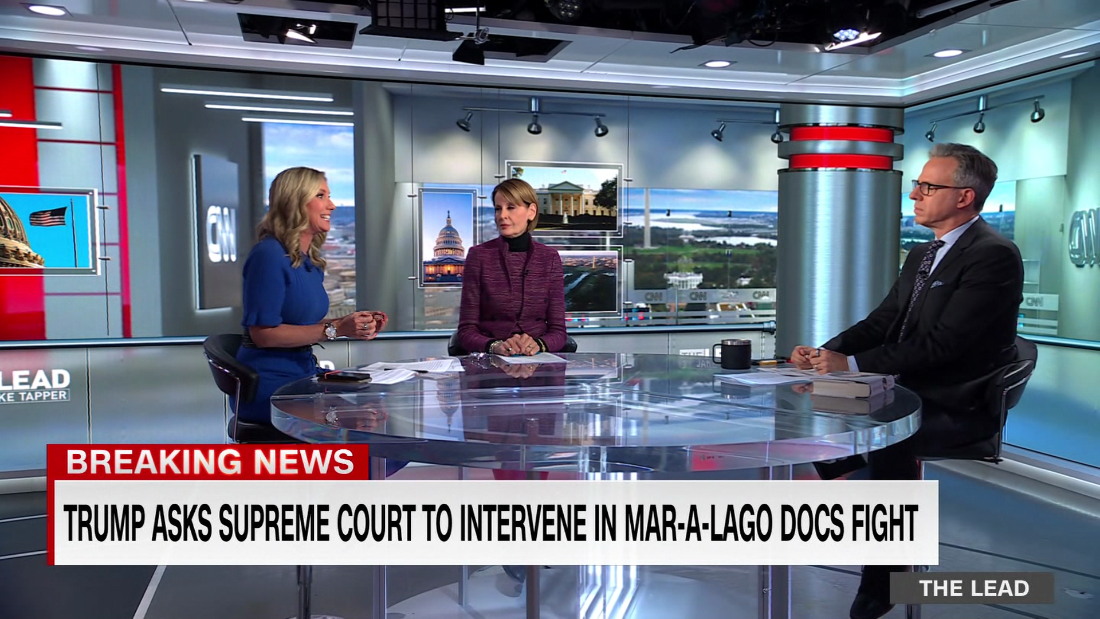 Trump asks Supreme Court to intervene in the Mar-a-Lago documents fight – CNN Video