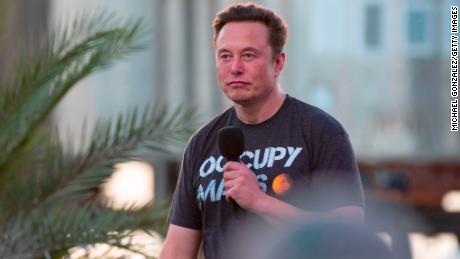 Elon Musk at an event in Texas in August.  The Tesla CEO made headlines this week by proposing to go through with his bid to buy Twitter.