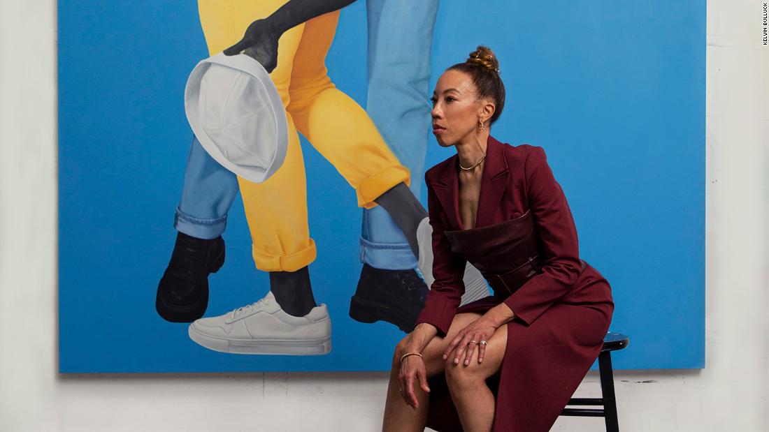How artist Amy Sherald reimagined history's most famous kiss