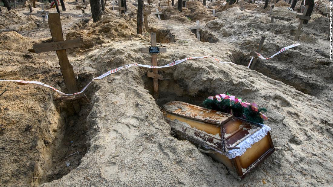 Police say they found the remains of 534 civilians killed in Kharkiv