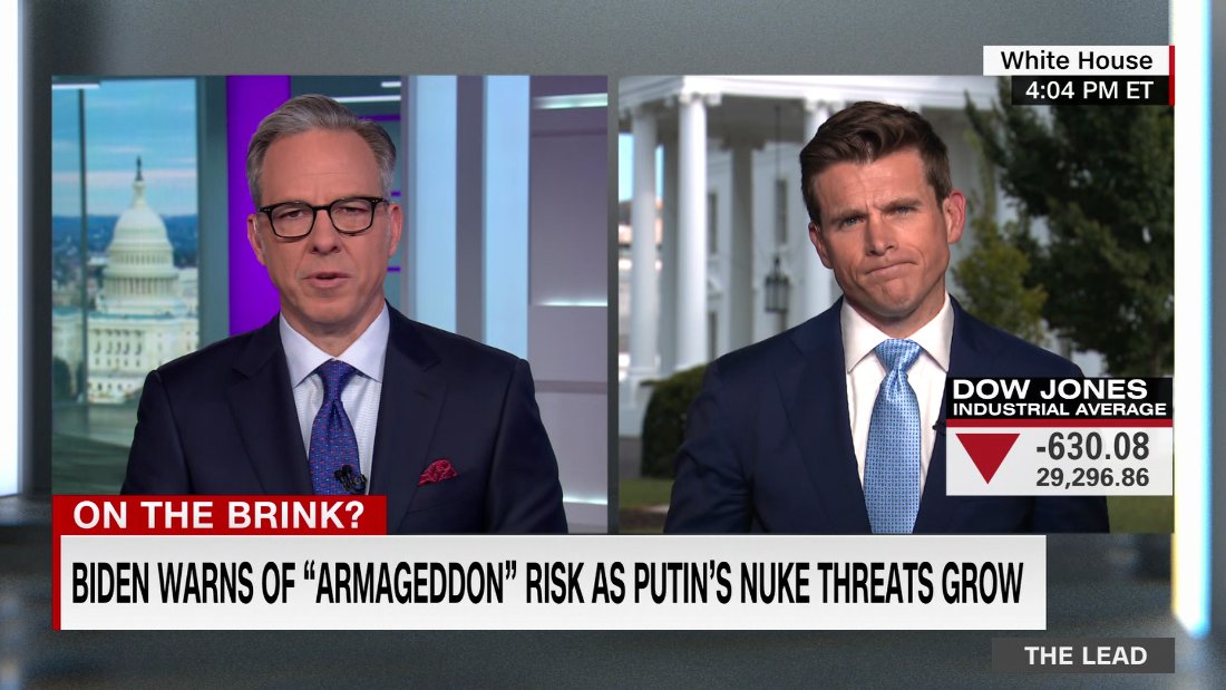 President Biden warns of an “Armageddon” risk as Putin ramps up nuclear weapons rhetoric – CNN Video