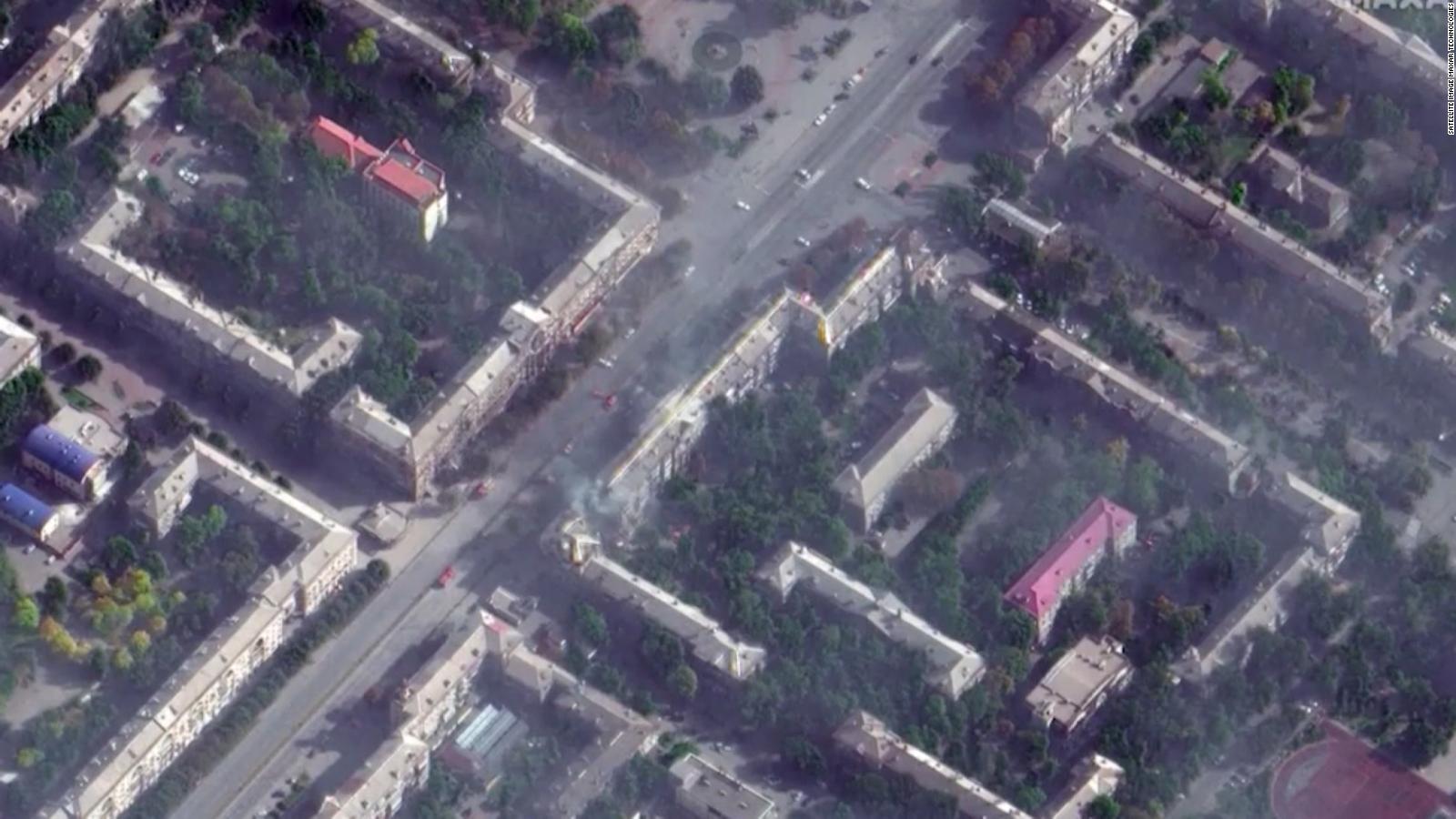 Imágenes Satelitales Muestran La Destrucción De Un Edificio Residencial En Zaporiyia Ucrania 5479