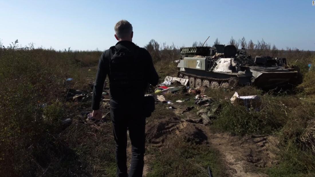 What Russians left behind in hasty retreat from Ukrainian town