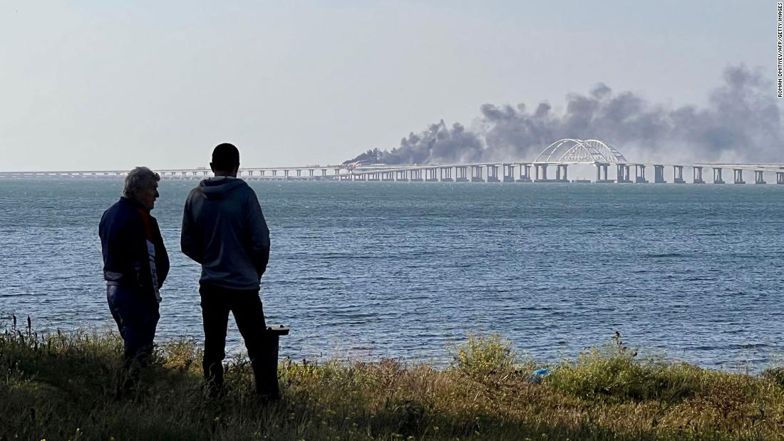 Putin calls Crimea bridge explosion a 'terrorist attack'