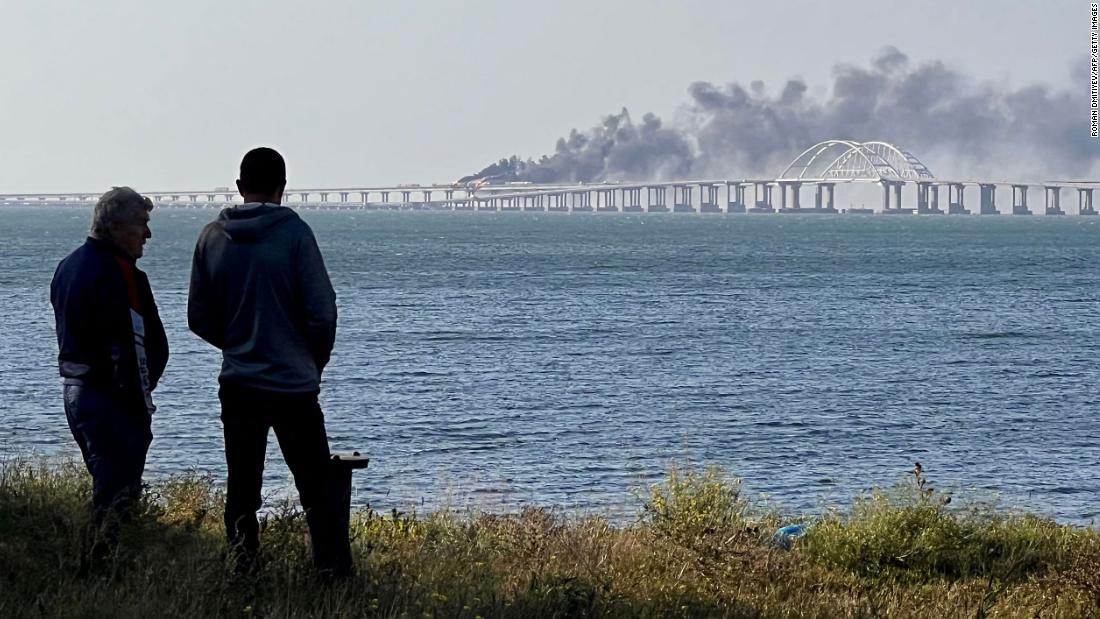 Putin accuses Ukrainian special services of Crimean bridge blast