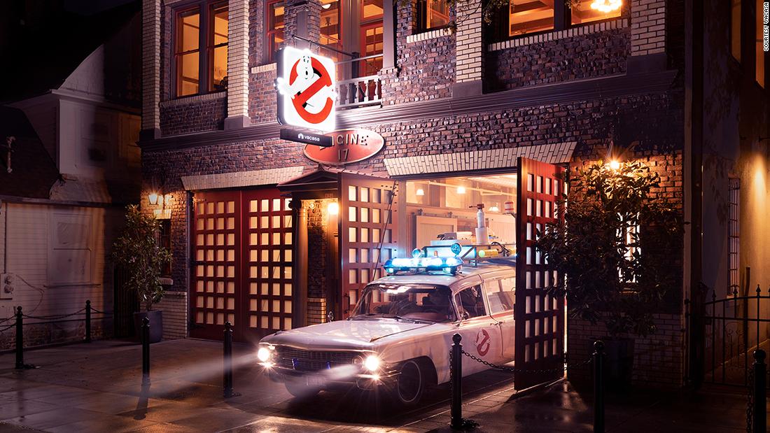 Are you brave enough to sleep in the 'Ghostbusters' firehouse this Halloween?