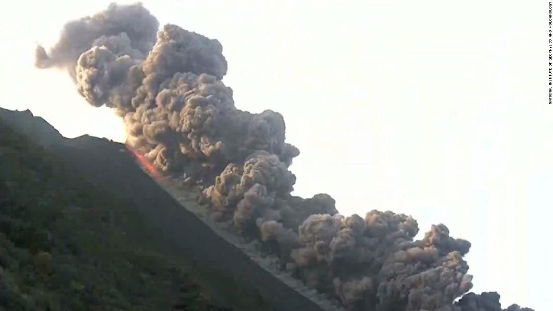 Video shows Stomboli volcano eruption in Italy – CNN Video