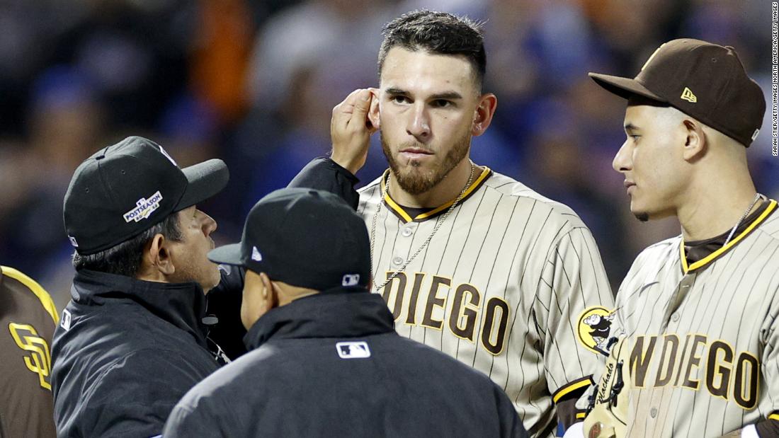 Joe Musgrove subjected to ear probe as Padres move onto NLDS with decisive win against the Mets