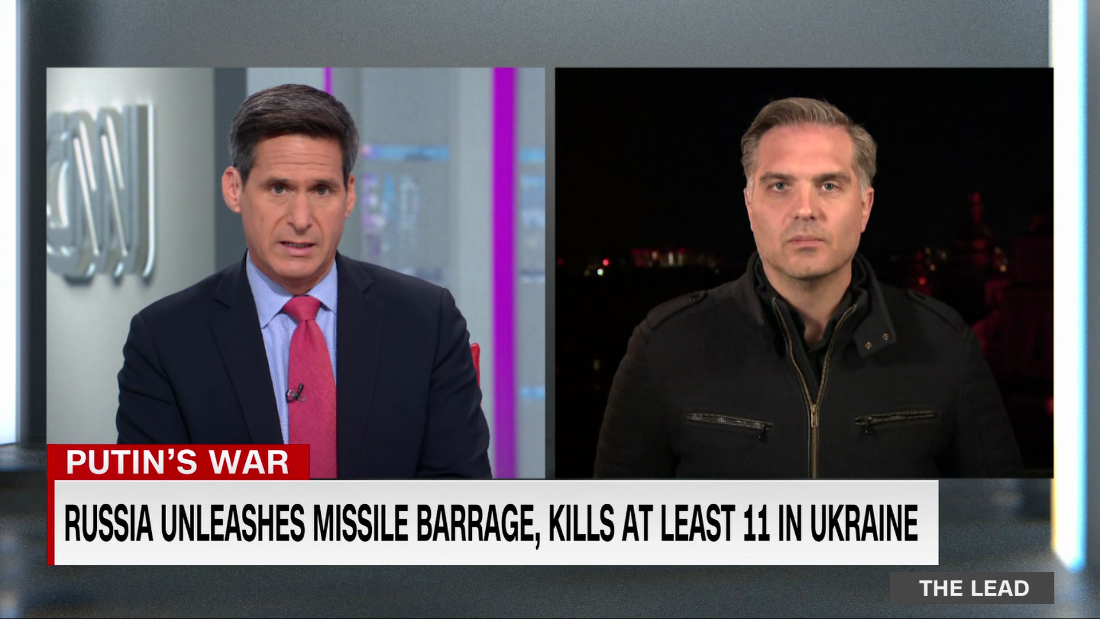 Putin attacks Ukraine with more than 80 missiles, hitting power and water stations and even a playground – CNN Video