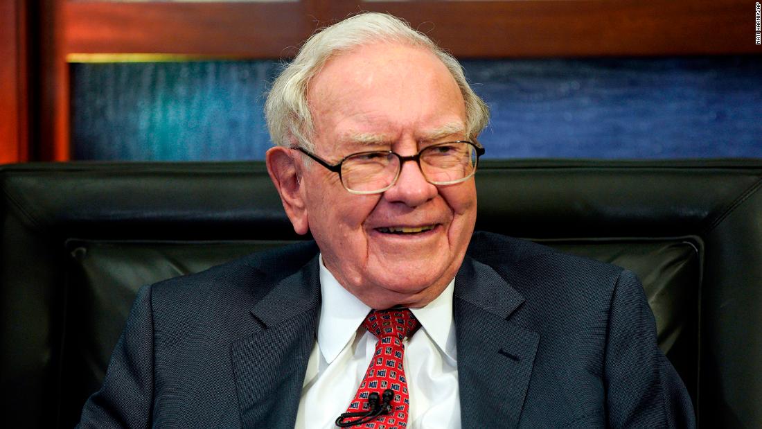 Warren Buffett smiles during an interview in Omaha, Nebraska, in May 2018. 