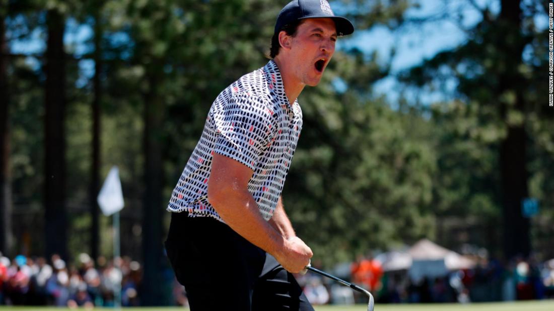 &lt;strong&gt;Miles Teller:&lt;/strong&gt; The &quot;Whiplash&quot; star won plaudits for his charismatic performance as Rooster in 2022&#39;s &quot;Top Gun: Maverick,&quot; and the actor looked to have channeled that same energy into a compelling showing at the American Century Championship at Tahoe in July [pictured].