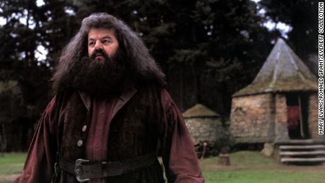 Robbie Coltrane appears as Hagrid in &quot;Harry Potter and the Philosopher&#39;s Stone.&quot; 