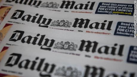 Print editions of the Daily Mail newspaper  