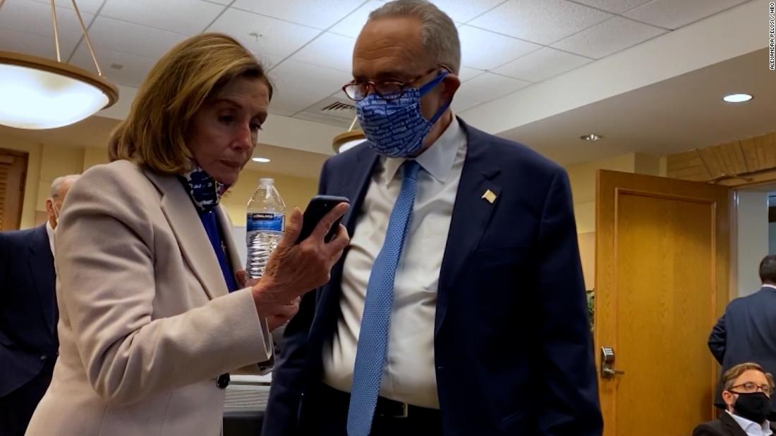 New video shows Pelosi and Schumer talking with Army official on January 6 – CNN Video