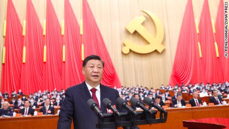 Xi Jinping delivers a report to the 20th National Congress of the Communist Party of China (CPC) on behalf of the 19th CPC Central Committee at the Great Hall of the People in Beijing, capital of China, Oct. 16, 2022. The 20th CPC National Congress opened on Sunday. 