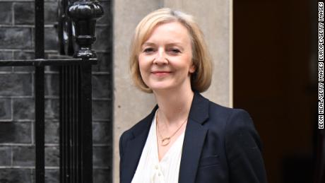 Prime Minister Liz Truss leaves 10 Downing Street to attend Prime Minister&#39;s Questions on Wednesday.
