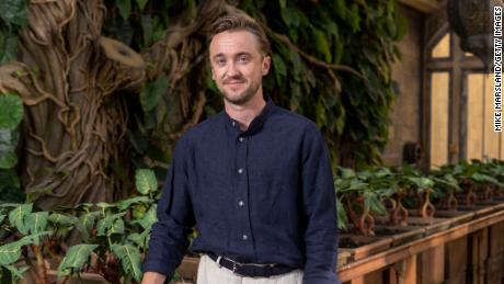 Tom Felton, seen here an event on June 21, 2022 in Watford, England, opens up about his struggles with mental health and substance abuse in his new book, &quot;Beyond the Wand: The Magic and Mayhem of Growing Up a Wizard.&quot;