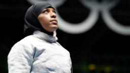221021123315 01 ibtihaj muhammad file hp video A New Jersey teacher accused of removing a student's hijab sues Muslim advocacy group and Olympic fencer over social media posts, cites defamation