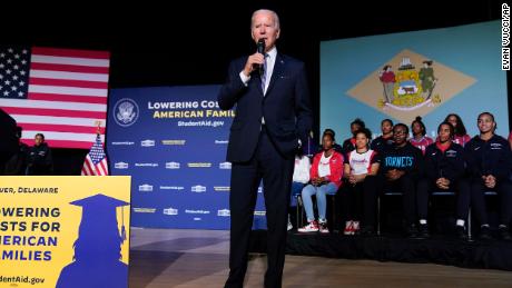 Biden rallies on student debt cancellation with eye on younger voters