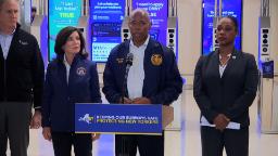 221022134730 hochul adams subway safety 221022 hp video New York City set to bolster police presence in the subway system as part of efforts to crack down on transit crime