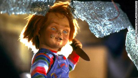Chucky, one of film&#39;s creepiest toys, in 1988&#39;s &quot;Child&#39;s Play.&quot;