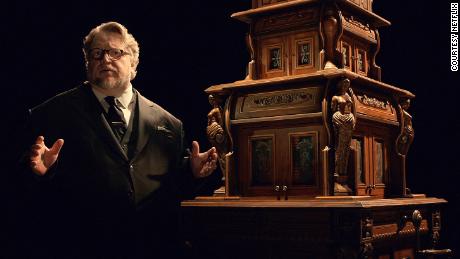 Director Guillermo del Toro introduces each episode in the horror anthology &quot;Guillermo del Toro&#39;s Cabinet Of Curiosities.&quot;