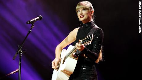 NSAI Songwriter-Artist of the Decade honoree, Taylor Swift performs onstage during NSAI 2022 Nashville Songwriter Awards at Ryman Auditorium on September 20, 2022 in Nashville, Tennessee. 