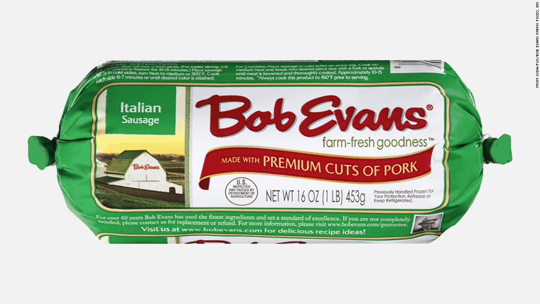 Bob Evans recalls 7,560 pounds of sausage in fear of contamination