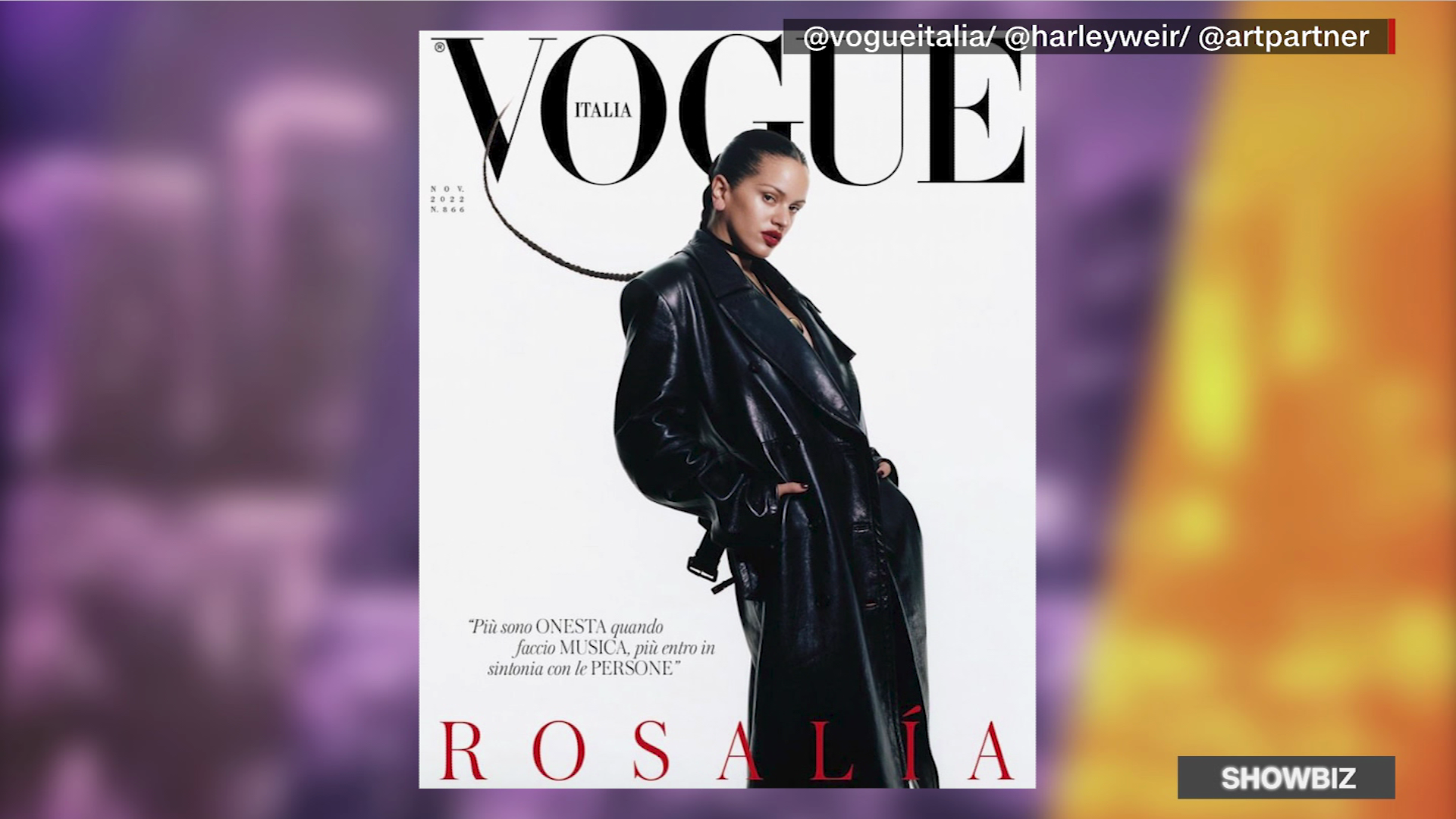 Rosalía engalana la nueva portada de la revista 