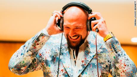 Tyson Fury photographed at British Grove Studios for the recording of &#39;Sweet Caroline.&#39;