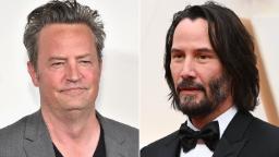 221027105602 matthew perry keanu reeves split hp video Matthew Perry apologizes for questioning why Keanu Reeves 'still walks among us'
