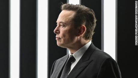 Tesla CEO Elon Musk is pictured as he attends the start of the production at Tesla&#39;s &quot;Gigafactory&quot; on March 22, 2022 in Gruenheide, southeast of Berlin. - US electric car pioneer Tesla received the go-ahead for its &quot;gigafactory&quot; in Germany on March 4, 2022, paving the way for production to begin shortly after an approval process dogged by delays and setbacks. (Photo by Patrick Pleul / POOL / AFP) (Photo by PATRICK PLEUL/POOL/AFP via Getty Images)