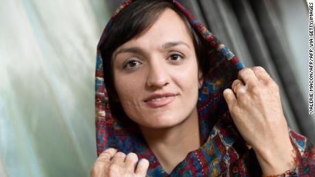 Former Mayor of Maidan Shahr, Afghanistan, Zarifa Ghafari poses for AFP during the 2022 Toronto International Film Festival on September 10, 2022, in Toronto, Canada. - &quot;In Her Hands,&quot; a new Netflix documentary about women&#39;s rights in Afghanistan, produced by former US First Lady Hillary Clinton and daughter Chelsea premiered at the festival on September 9. The film focuses on Ghafari, one of Afghanistan&#39;s first female mayors, who survived a Taliban assassination attempt and whose father was killed before she fled the country upon the fall of Kabul last year. (Photo by VALERIE MACON / AFP) (Photo by VALERIE MACON/AFP via Getty Images)