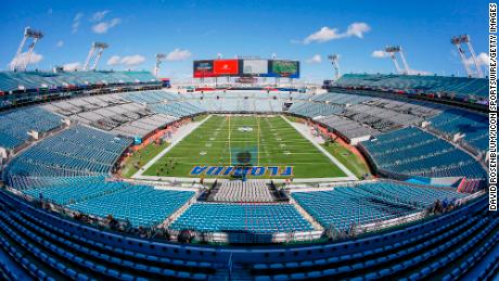 JACKSONVILLE, FL - OCTOBER 30: A general view of the field before the game between the Georgia Bulldogs and the Florida Gators on October 30, 2021 at TIAA Bank Field in Jacksonville, Fl. (Photo by David Rosenblum/Icon Sportswire via Getty Images)