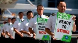 221031164523 delta pilots strikes 220630 restricted hp video Delta pilots say they're willing to strike, but no impact to Thanksgiving travel is expected