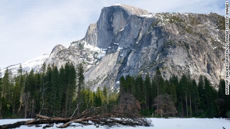 Half Dome at Yosemite Valley in 2021. Glaciers at Yosemite National Park will likely disappear by 2050, UNESCO reports.
