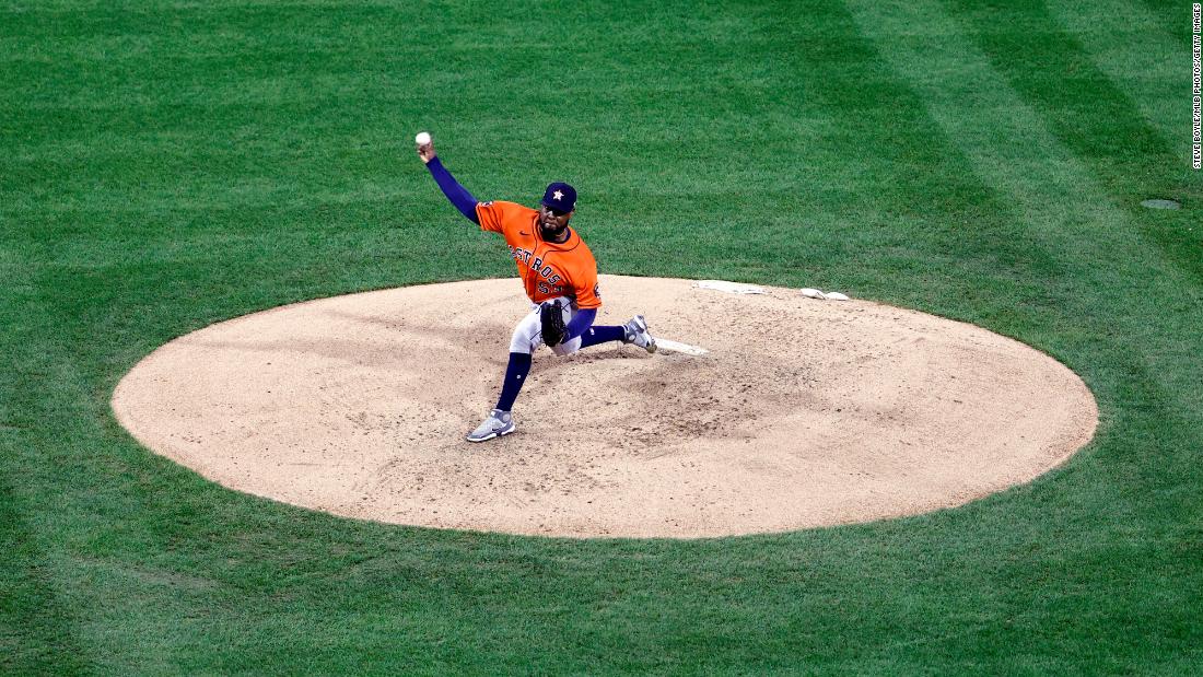 Astros throw second World Series no-hitter, tie the series at 2