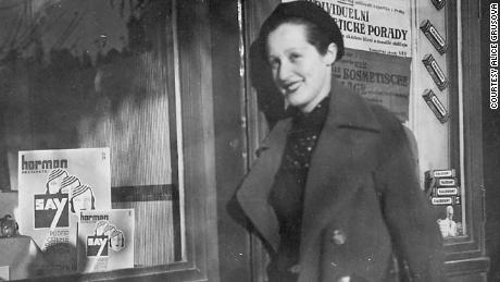 Alice&#39;s mother Marta, pictured, was murdered in Auschwitz after she was detained by the Nazis while attempting to flee Czechoslovakia with her family.