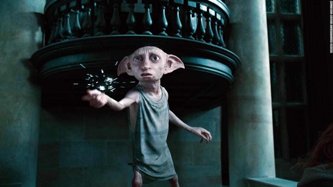 Welsh officials say a tribute to Dobby the house elf can stay -- so long as visitors stop leaving socks