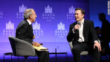 Ron Baron interviewed Elon Musk at the he 29th Annual Baron Investment Conference on November 4, 2022.