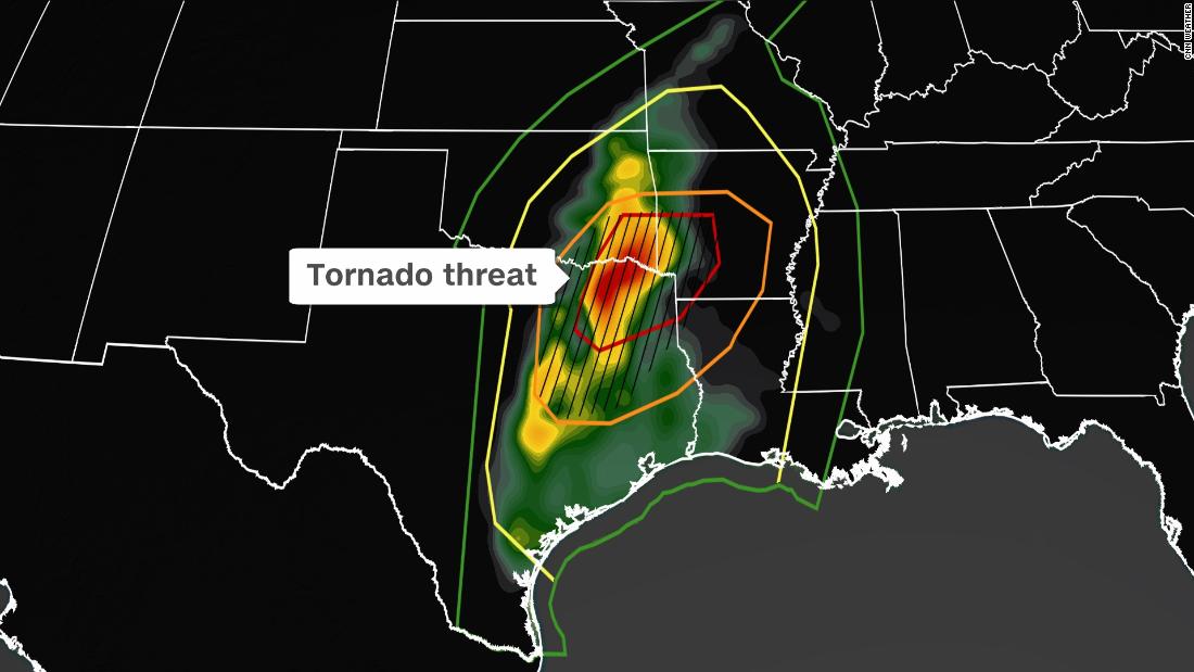 Mississippi Tornado Map Today