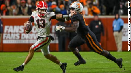 Last season, Georgia defeated Tennesse 41-17 in Knoxville. 