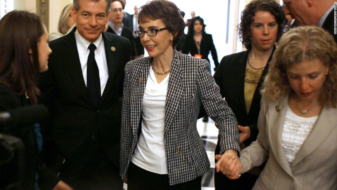 Giffords resigned from Congress in January 2012 to focus on her recovery.