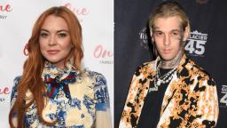 221108103212 lindsay lohan aaron carter split hp video Lindsay Lohan mourns ex-boyfriend Aaron Carter