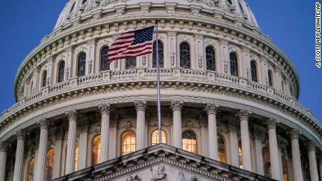 The Capitol is seen on Election Day in Washington, early Tuesday, Nov. 8, 2022. After months of primaries, campaign events and fundraising pleas, today&#39;s midterm elections will determine the balance of power in Congress. (AP Photo/J. Scott Applewhite)