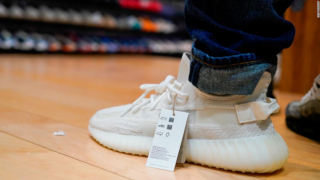 will continue to Kanye West's shoe without the Yeezy name | CNN Business
