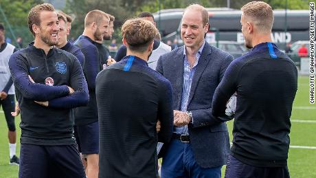 Prince William has fond -- and frustrating -- memories of England matches.