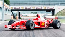 221110120326 michael schumacher ferrari auction hp video F1: One of Michael Schumacher's Ferraris has sold for almost $15 million at auction