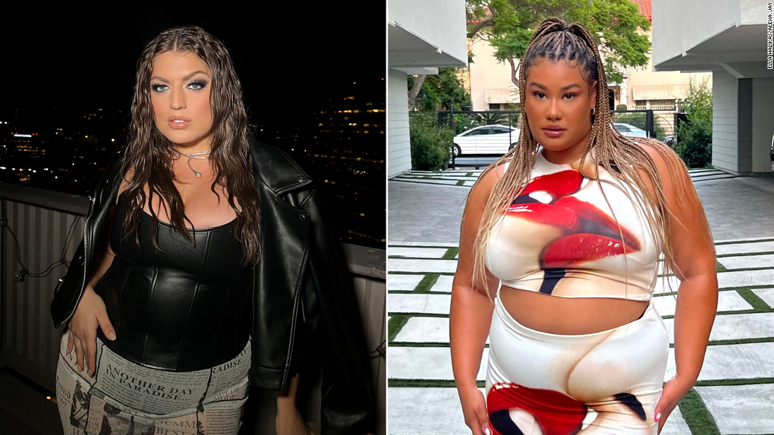 You can be big but not too big' The plus-size models under as