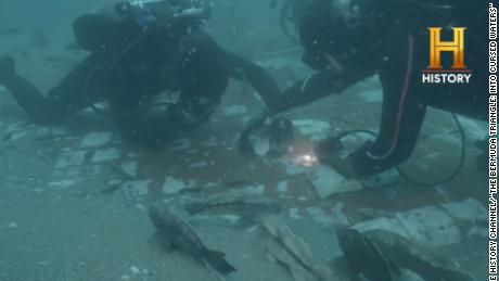 Divers discovered a lost piece of the Space Shuttle Challenger while scouring the ocean floor off Florida&#39;s east coast.